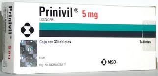 Prinivil 5mg 30 Tabs, Lisinopril